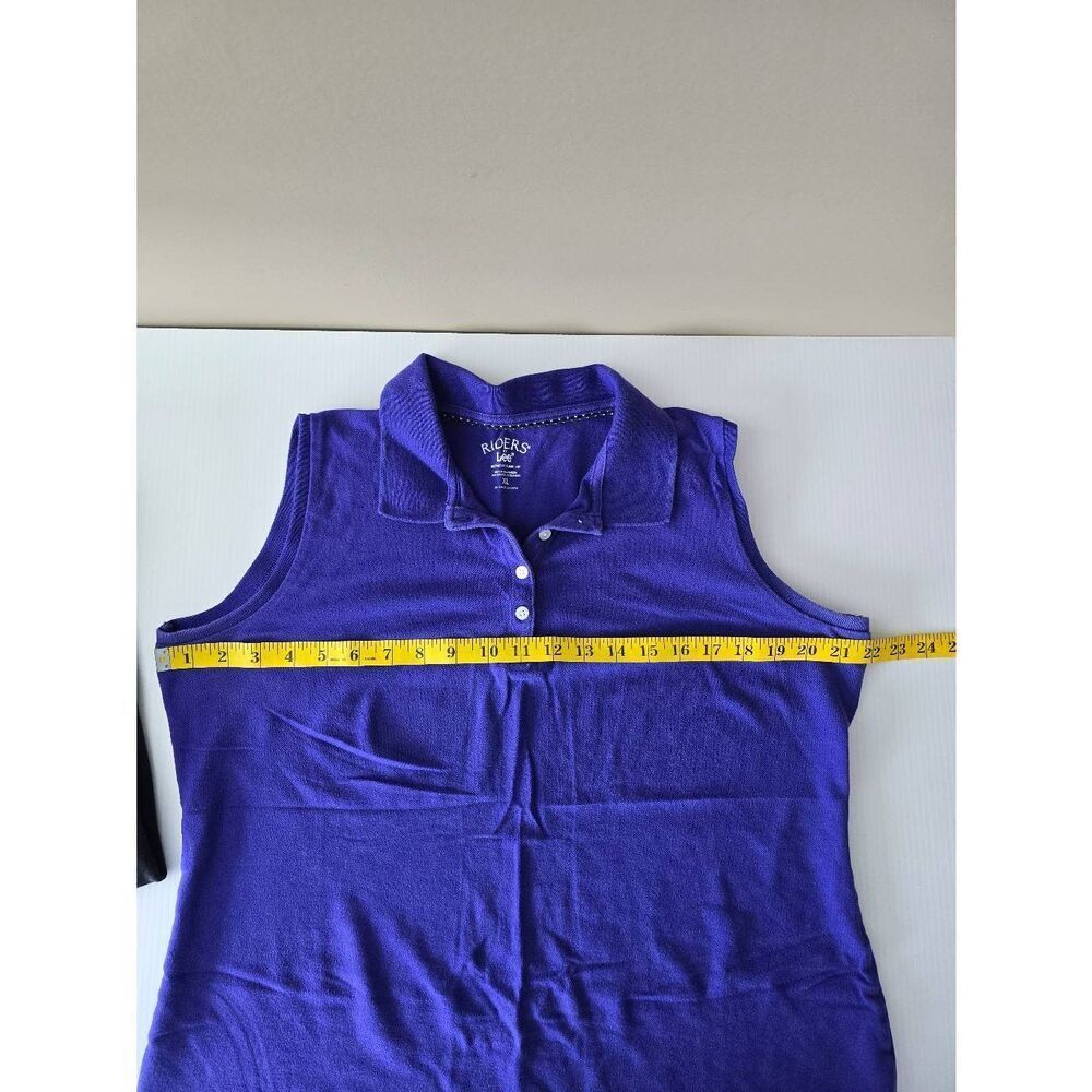 Riders By Lee Sleeveless Polos Sz XL Bundle of Three - Picture 3 of 9